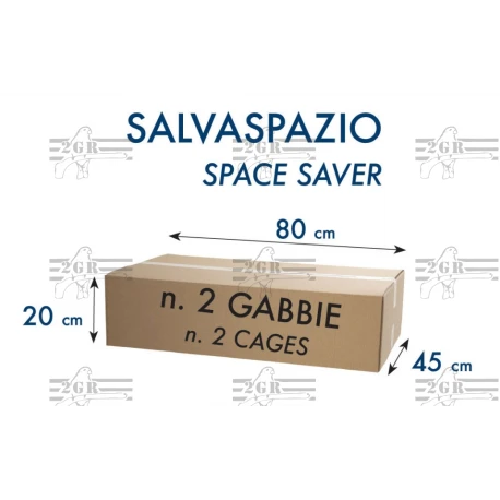 Cage D'élevage Pliable "CORTINA" 120x40x40 Cm 4 Cage D'élevage Pliable "CORTINA" 120x40x40 Cm – Image 4