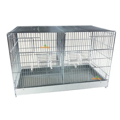 Cage Domus-Molinari 71cm Chromée 1 Cage Domus-Molinari 71cm Chromée