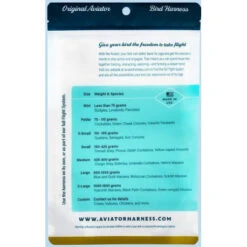 Harnais Pour Perroquets Aviator - S/Rouge -Deli Nature Magasin harnais pour perroquets aviator srouge 2