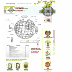 Deli Nature Magasin -Deli Nature Magasin mangeoire lona voerkooi v30 vert 1