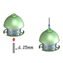 Mangeoire "Space Garden" -Deli Nature Magasin mangeoire verte pour jardin 1