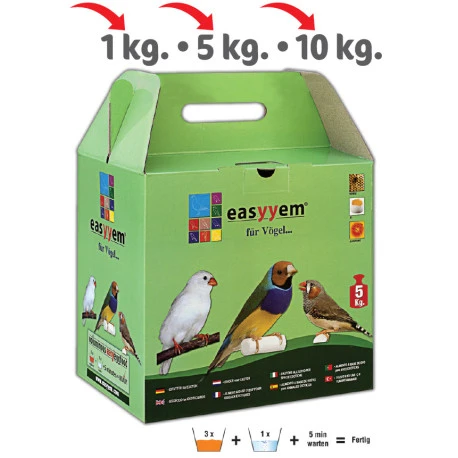 Patée Aux œufs Pour Oiseaux Exotiques 5kg - Easyyem 1 Patée Aux œufs Pour Oiseaux Exotiques 5kg - Easyyem